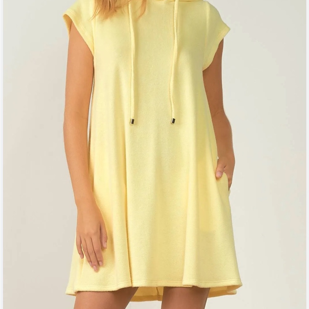 Elan swimwear cap sleeve terry cloth beach cover up
